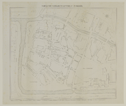 29079 Plattegrond van Wijk C te Utrecht met opgave van de choleragevallen daar in 1848.